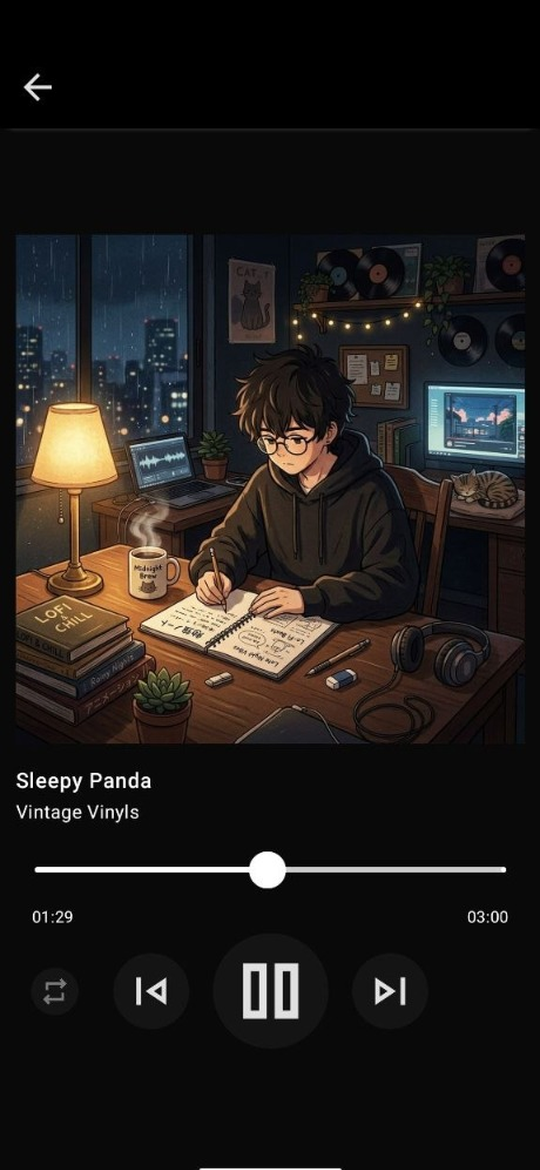 Wasp App Now Playing Screen